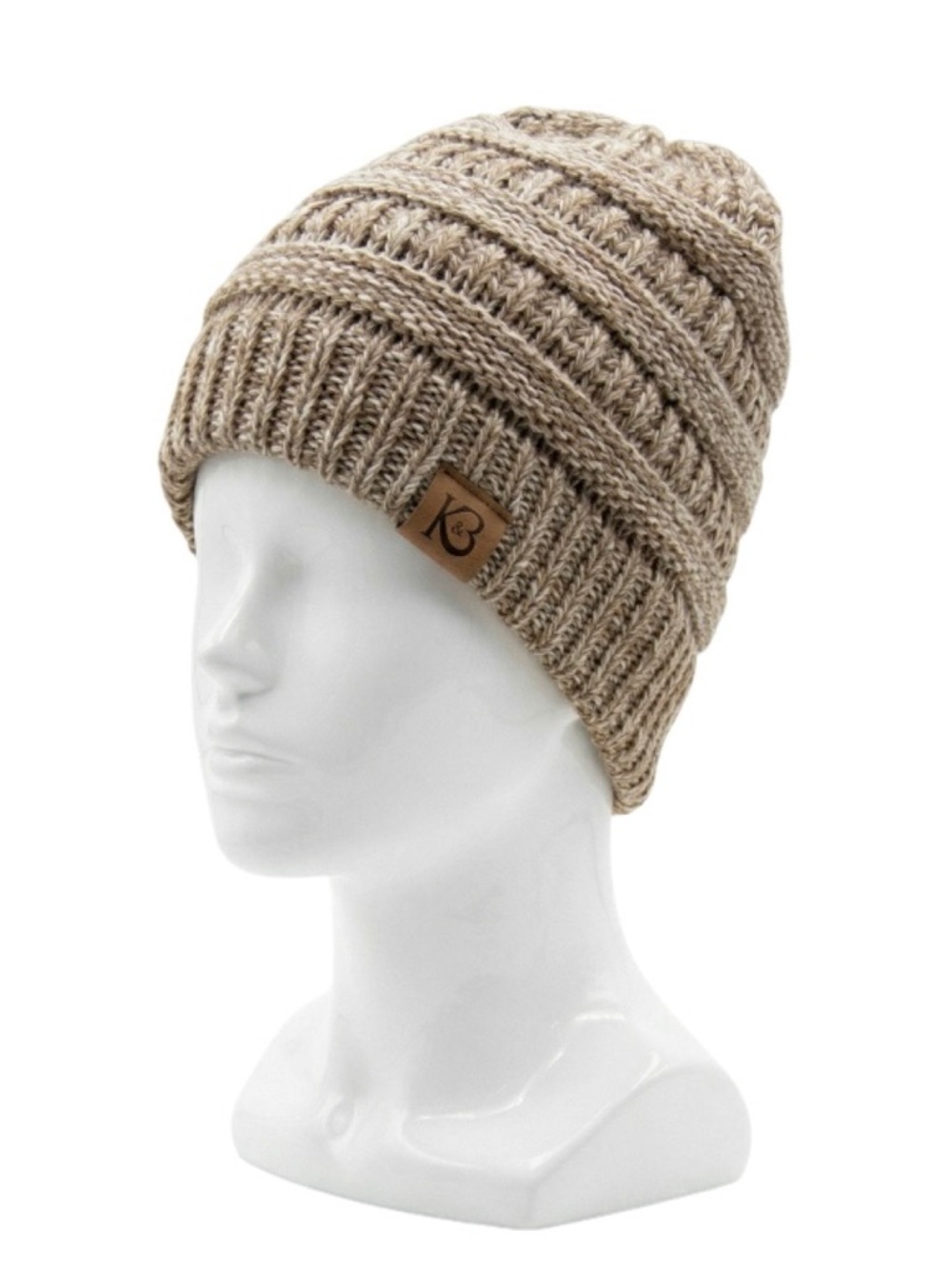 K & B Campfire Cozy Beanie, Taupe Mix (NWT) (Size: OSFM)
